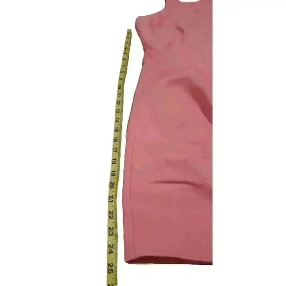 Cinq a Sept Dress Halter Mini Myla Pink Salmon Coral Gathered Front Size 6 NWOT - Picture 8 of 15
